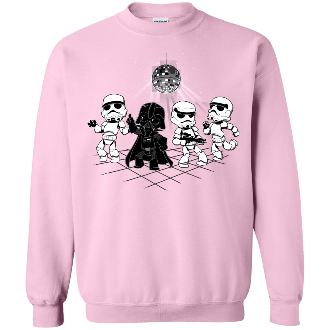 Sweatshirts Light Pink / Small Disco Dark Side Crewneck Sweatshirt