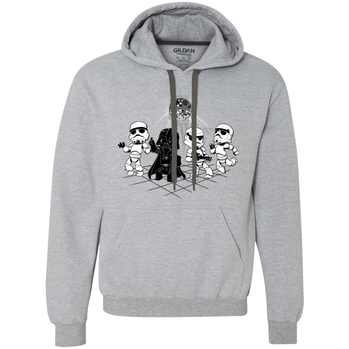 Sweatshirts Sport Grey / Small Disco Dark Side Premium Fleece Hoodie