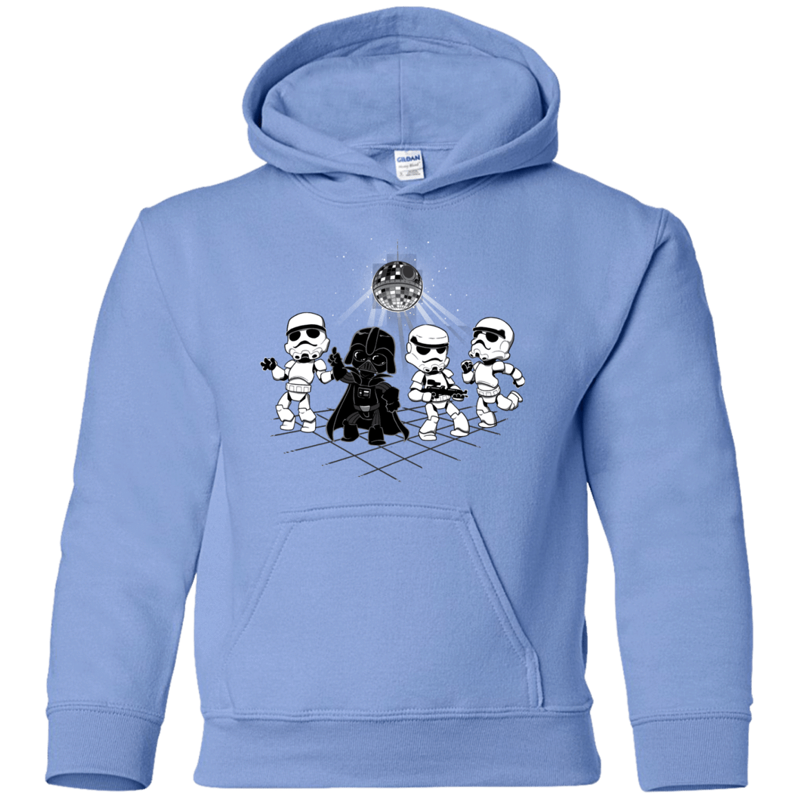 Sweatshirts Carolina Blue / YS Disco Dark Side Youth Hoodie