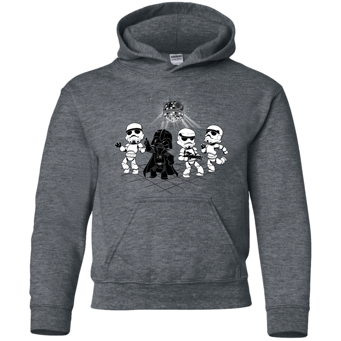 Sweatshirts Dark Heather / YS Disco Dark Side Youth Hoodie