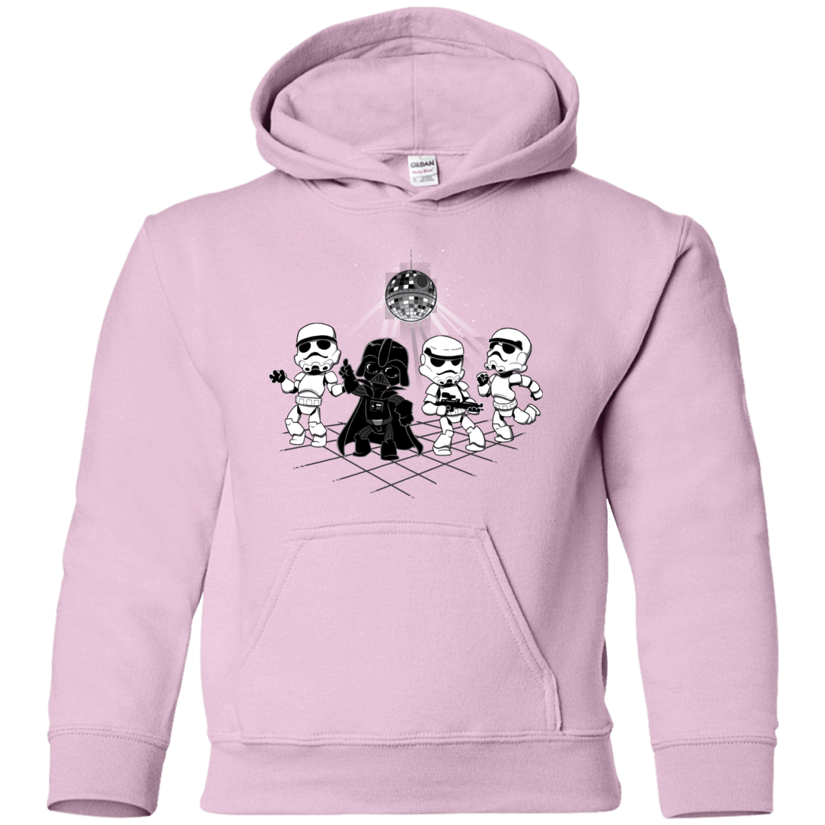 Sweatshirts Light Pink / YS Disco Dark Side Youth Hoodie