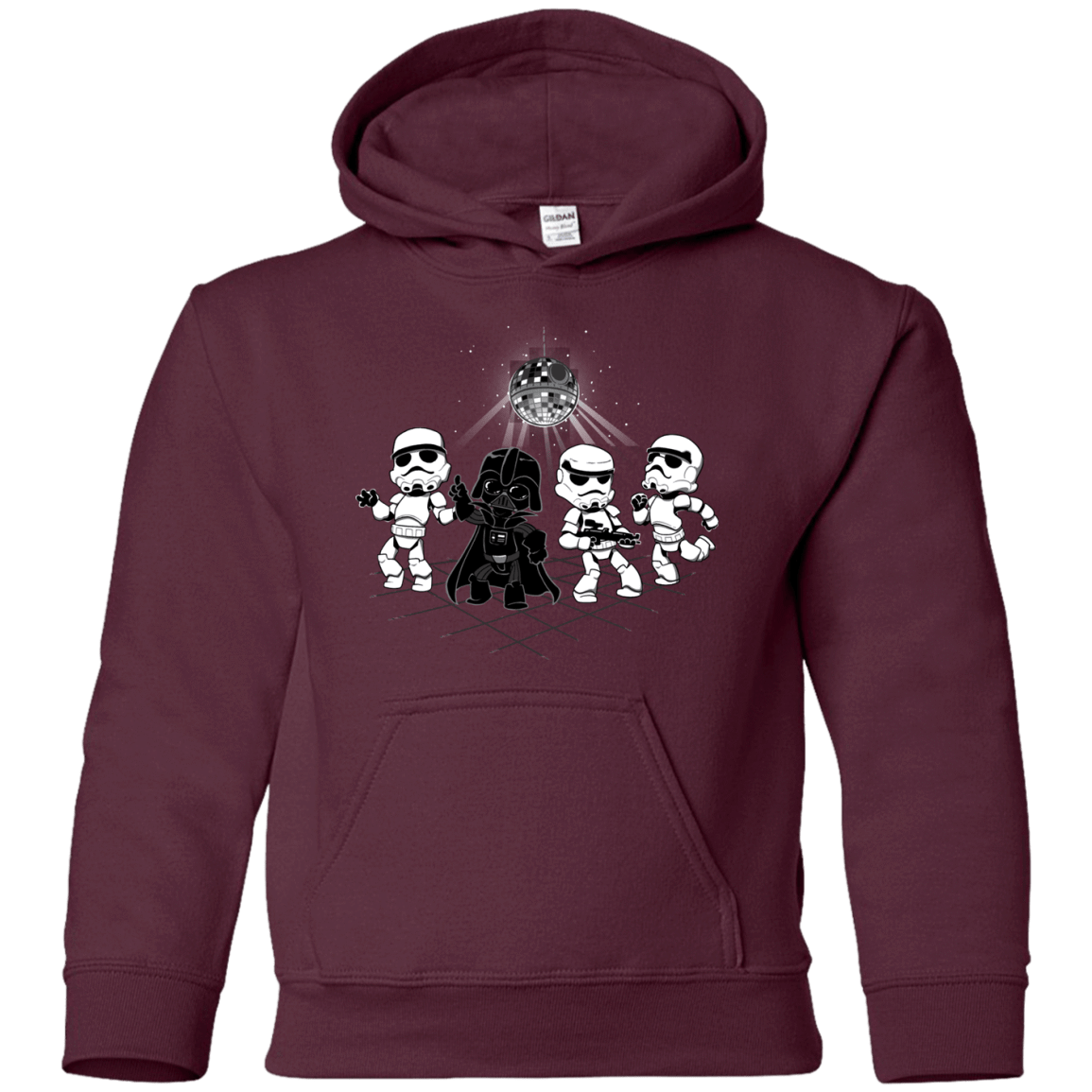 Sweatshirts Maroon / YS Disco Dark Side Youth Hoodie