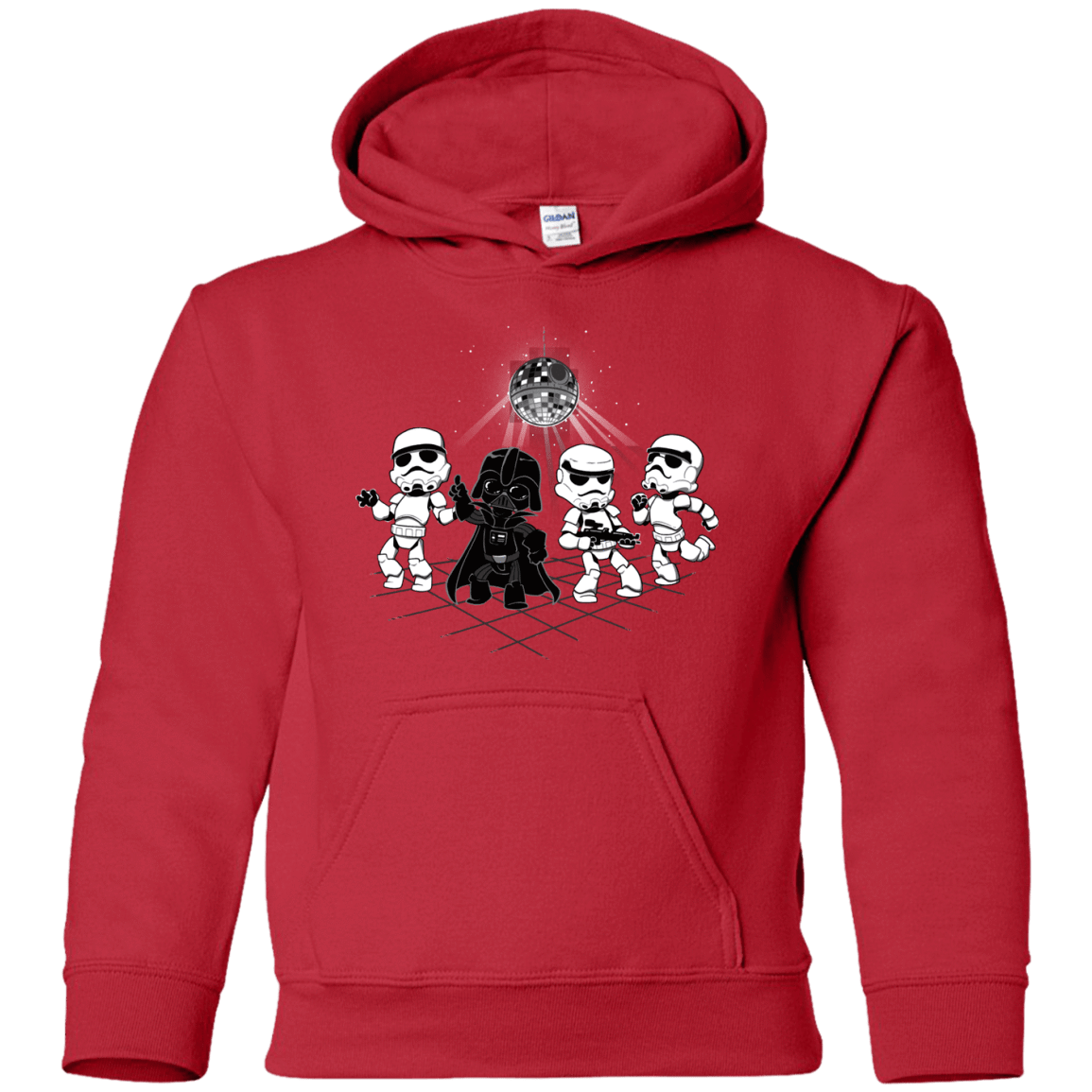Sweatshirts Red / YS Disco Dark Side Youth Hoodie