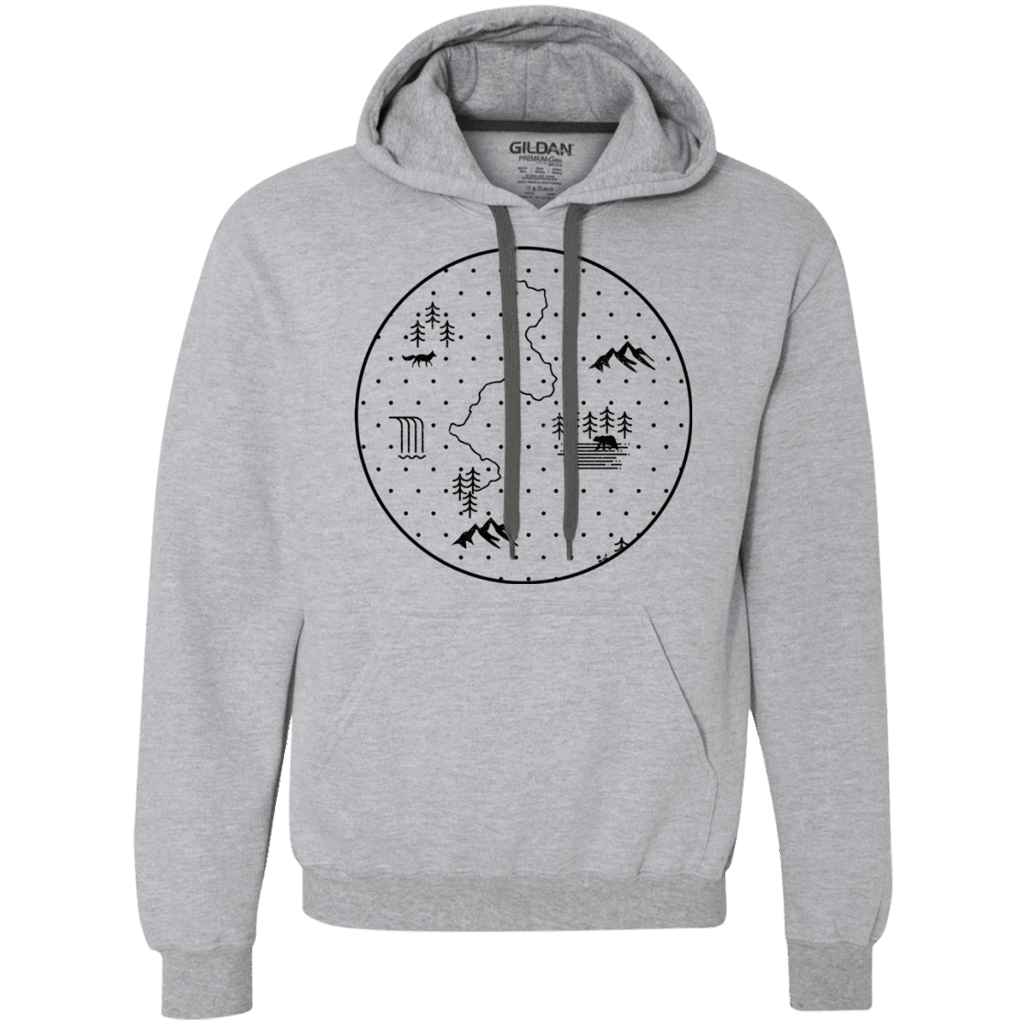Sweatshirts Sport Grey / S Discovering Nature Premium Fleece Hoodie