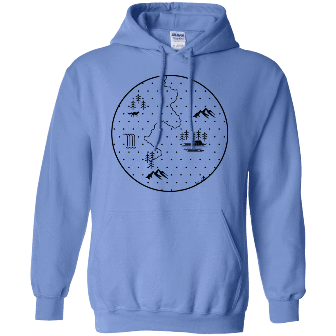 Sweatshirts Carolina Blue / S Discovering Nature Pullover Hoodie