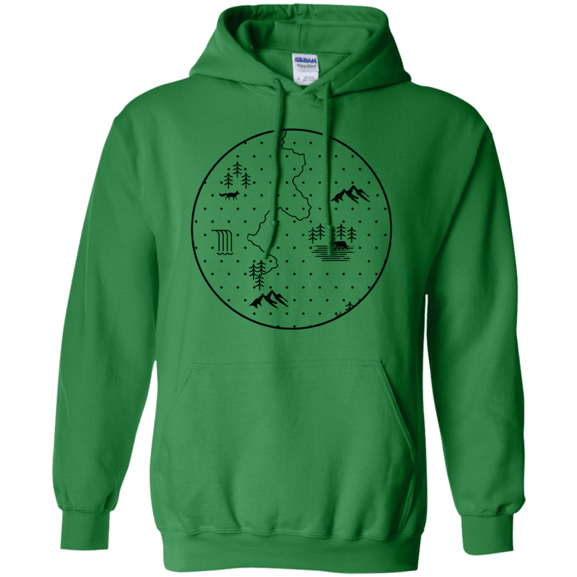 Sweatshirts Irish Green / S Discovering Nature Pullover Hoodie