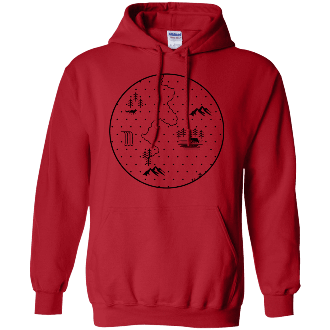Sweatshirts Red / S Discovering Nature Pullover Hoodie