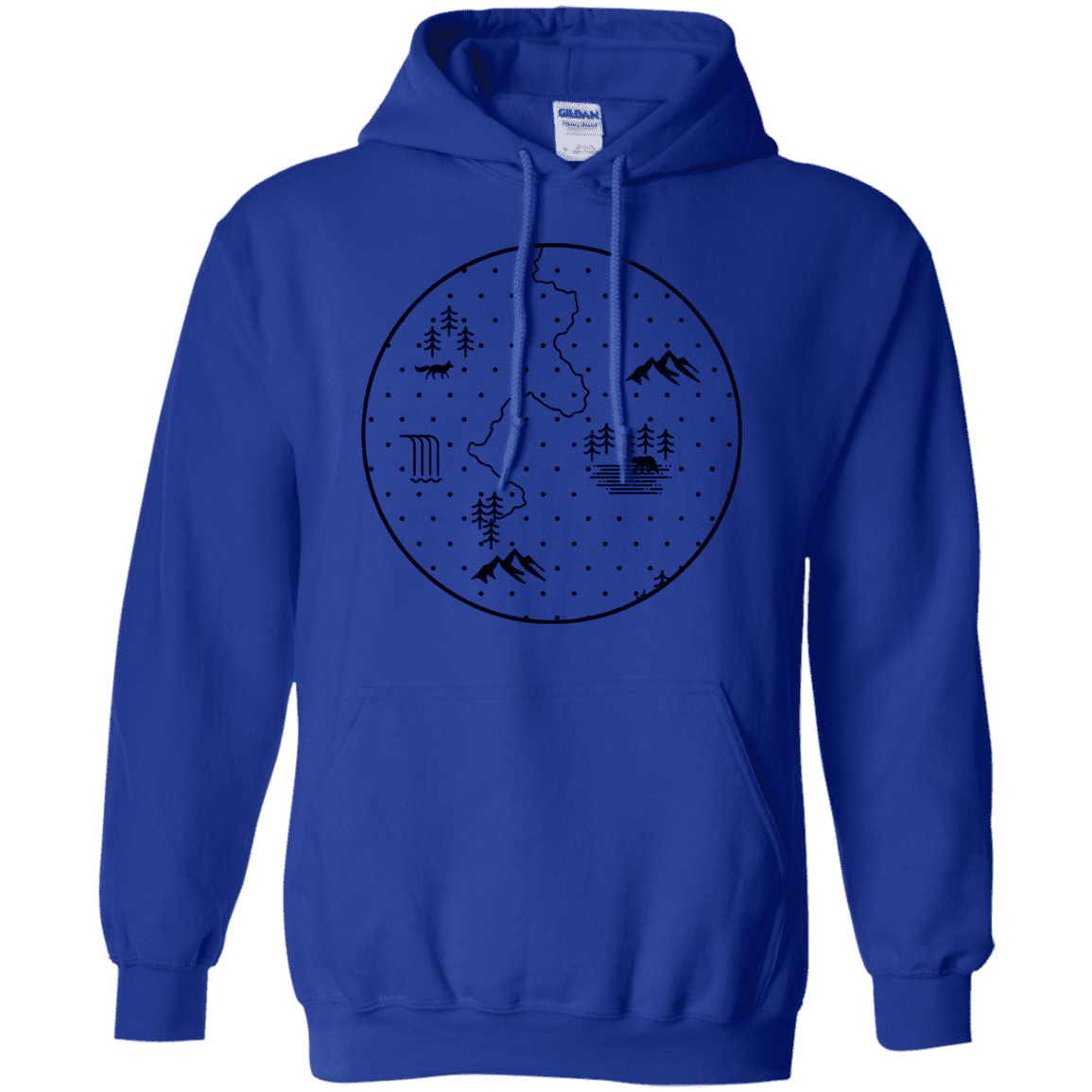 Sweatshirts Royal / S Discovering Nature Pullover Hoodie