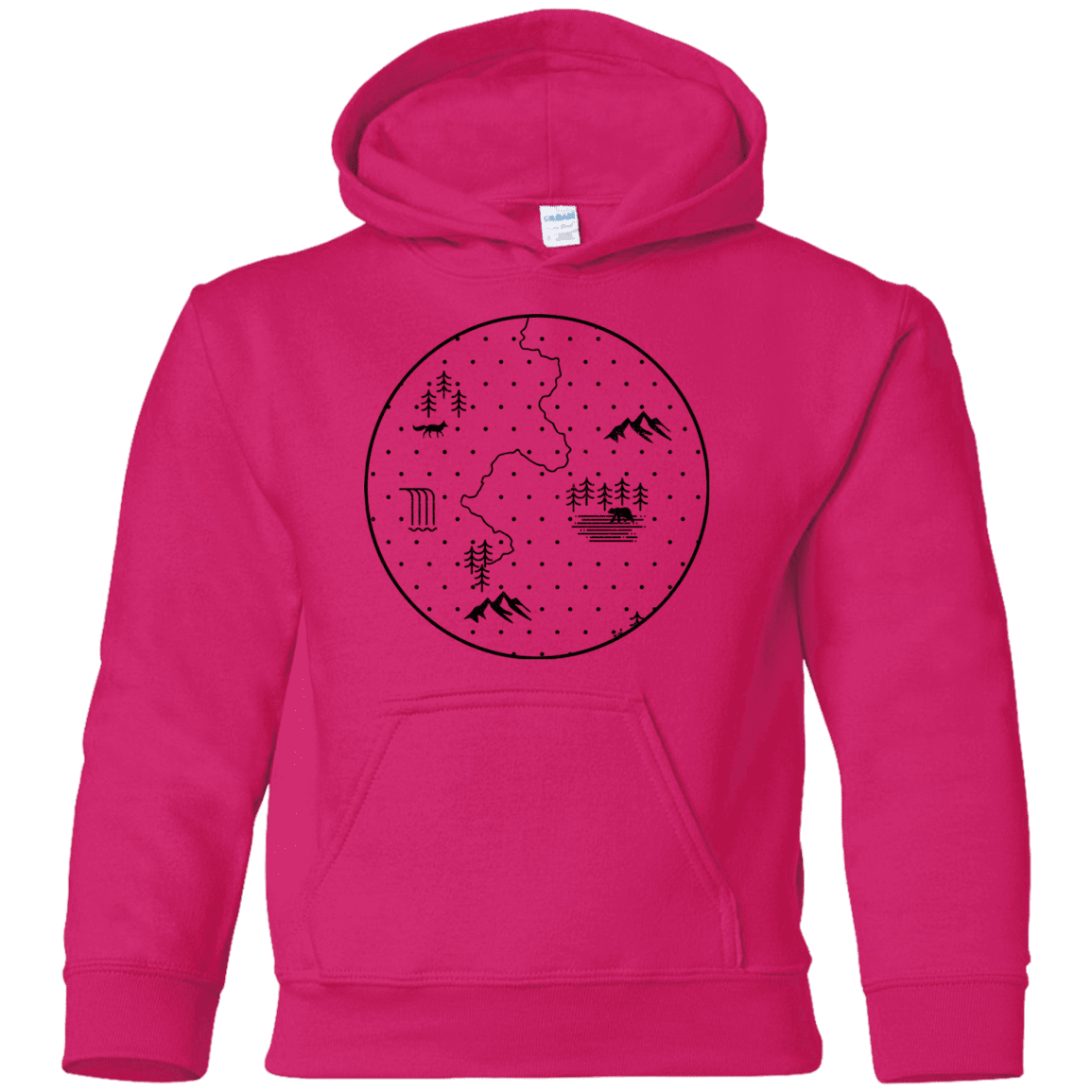 Sweatshirts Heliconia / YS Discovering Nature Youth Hoodie