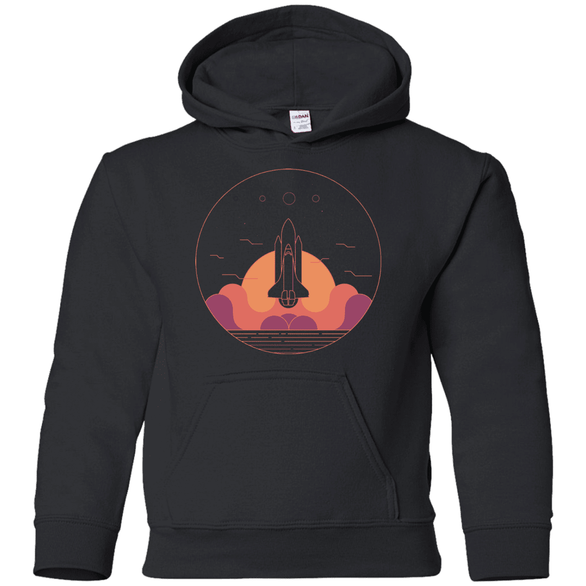 Sweatshirts Black / YS Discovery Star Youth Hoodie