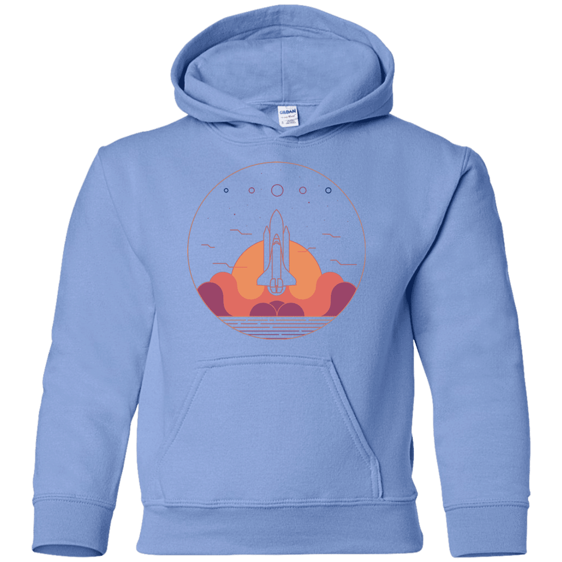 Sweatshirts Carolina Blue / YS Discovery Star Youth Hoodie