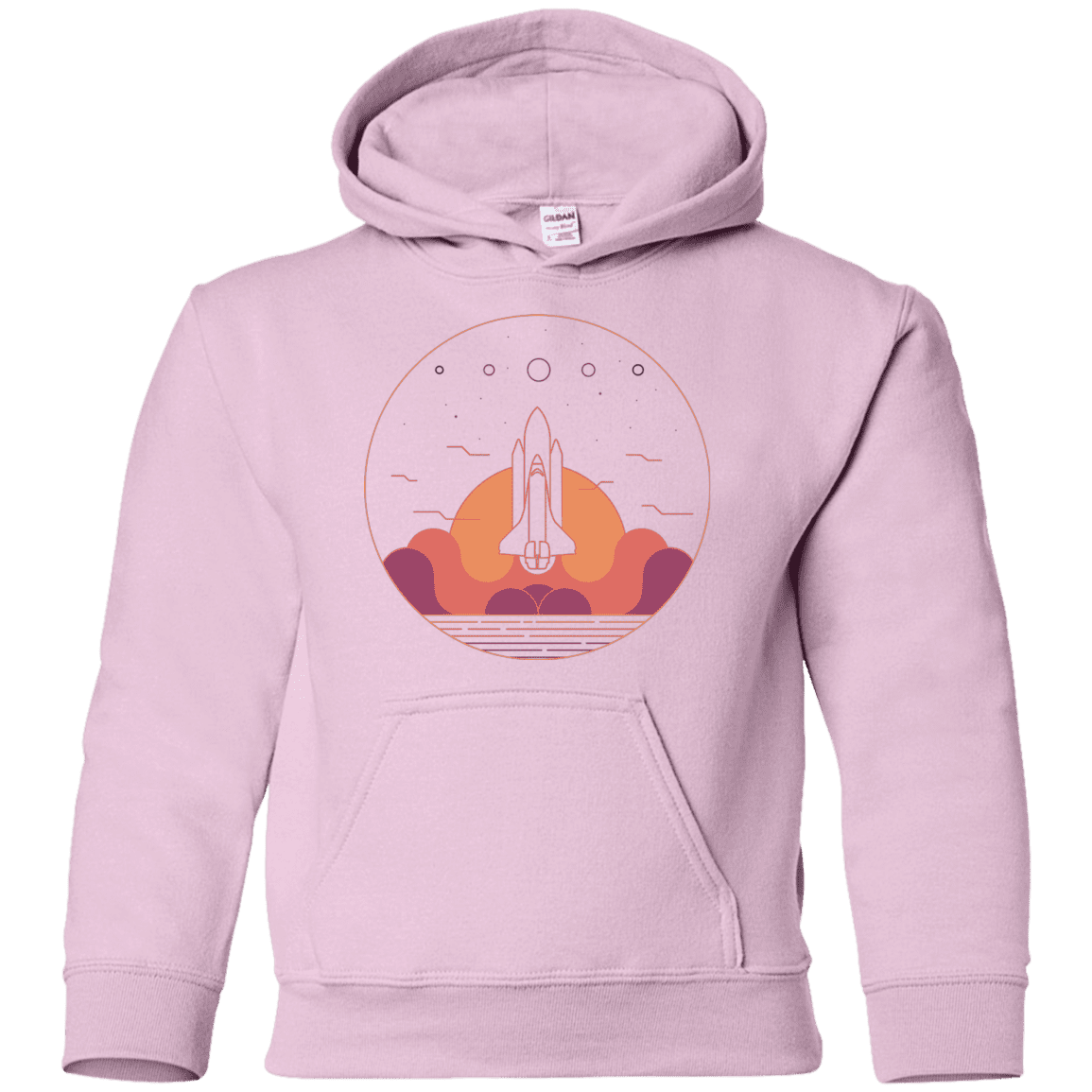 Sweatshirts Light Pink / YS Discovery Star Youth Hoodie