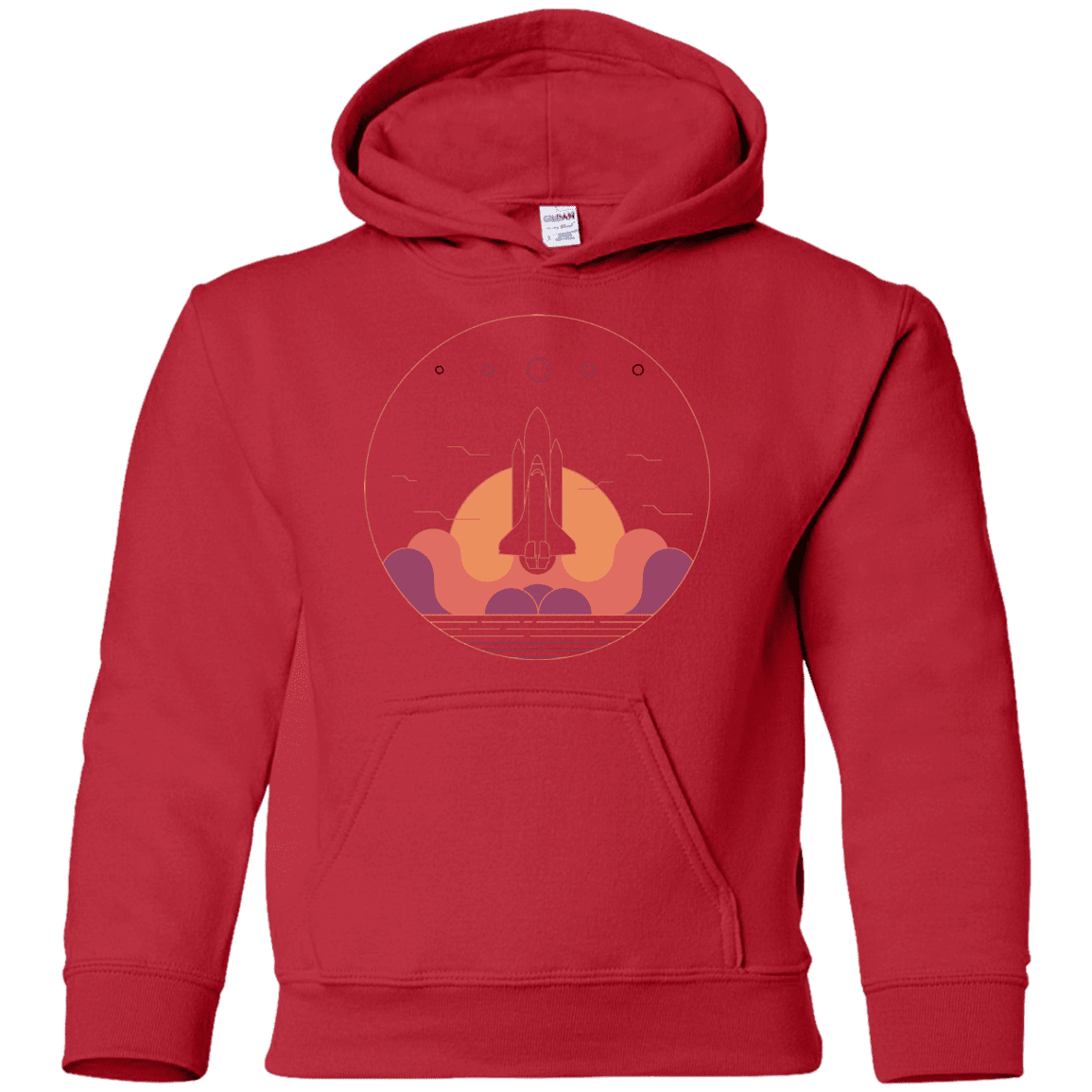 Sweatshirts Red / YS Discovery Star Youth Hoodie