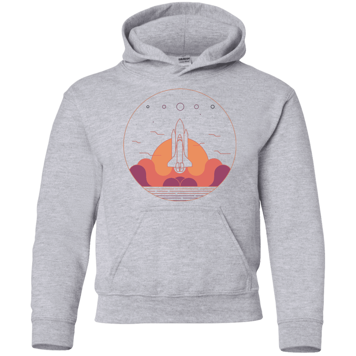 Sweatshirts Sport Grey / YS Discovery Star Youth Hoodie