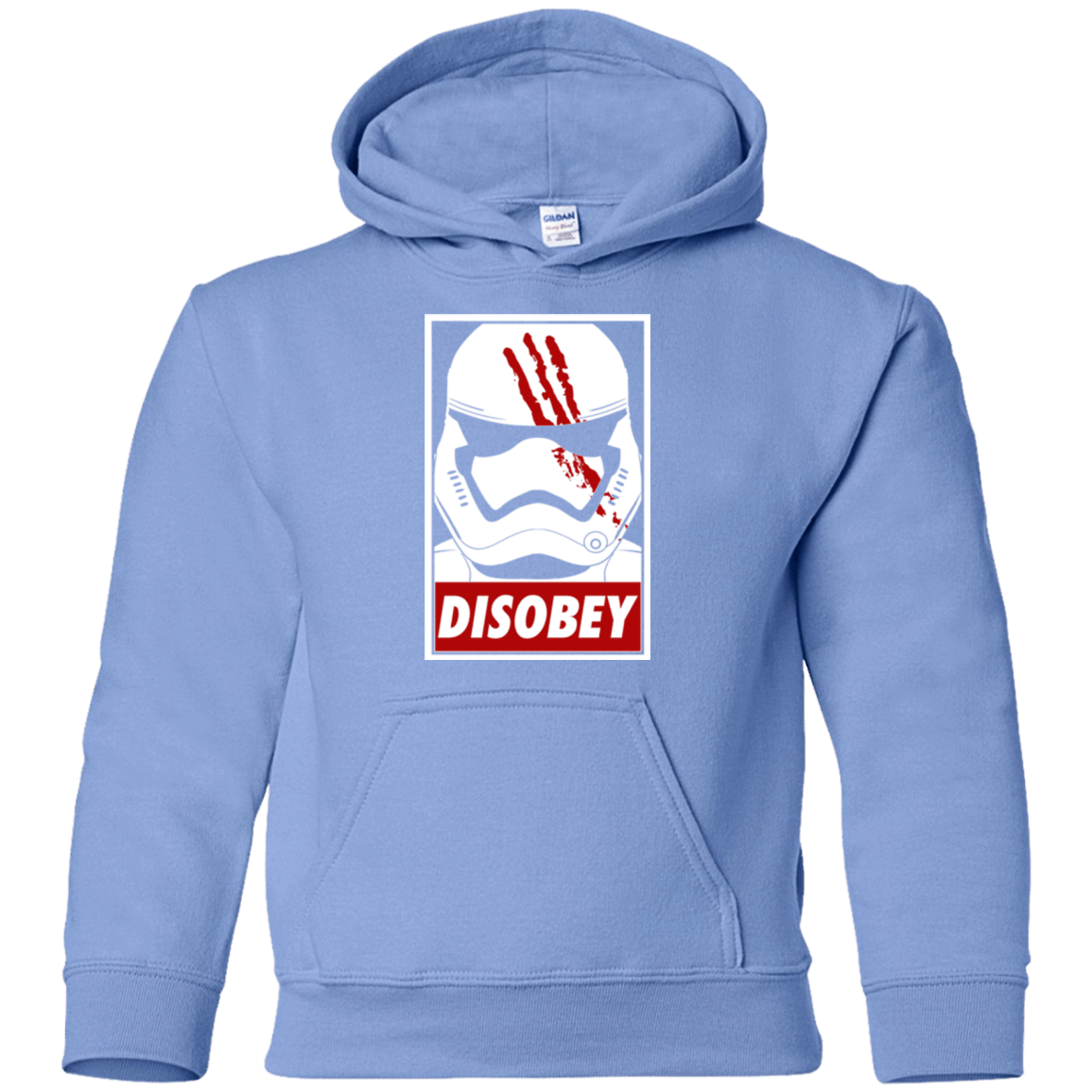 Sweatshirts Carolina Blue / YS Disobey Youth Hoodie