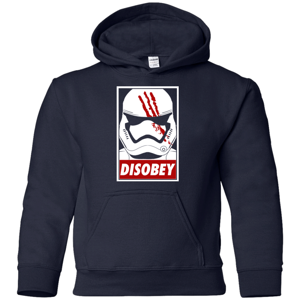 Sweatshirts Navy / YS Disobey Youth Hoodie