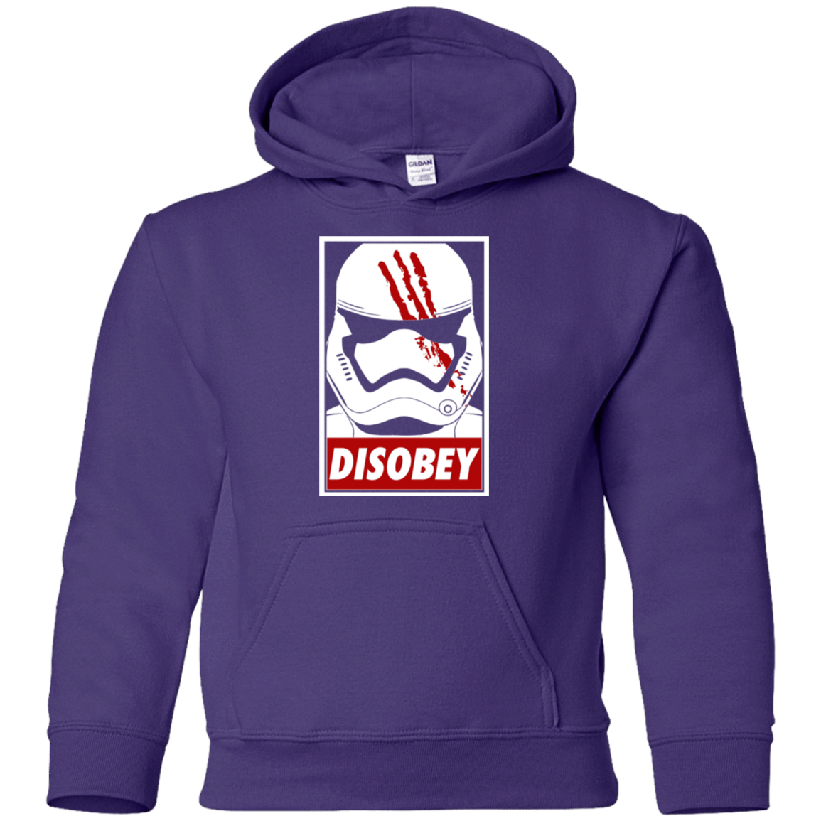 Sweatshirts Purple / YS Disobey Youth Hoodie