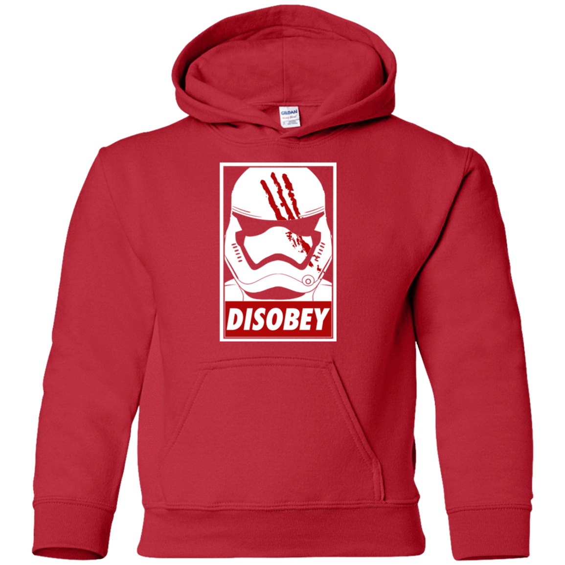 Sweatshirts Red / YS Disobey Youth Hoodie