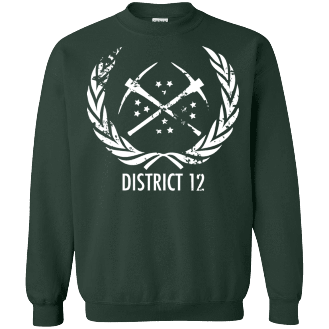 Sweatshirts Forest Green / Small District 12 Crewneck Sweatshirt