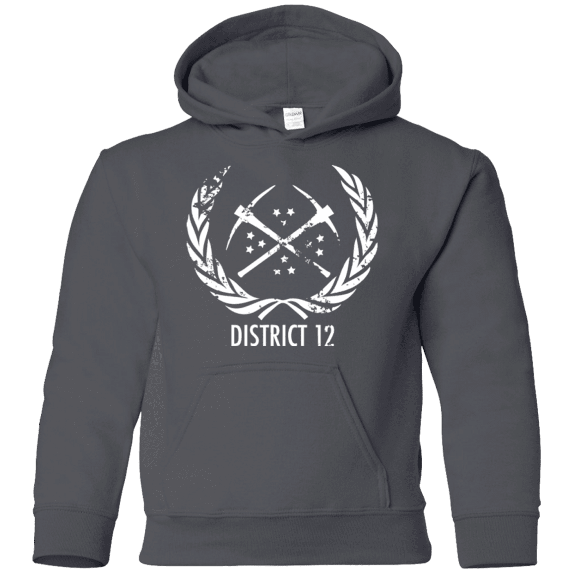 Sweatshirts Charcoal / YS District 12 Youth Hoodie