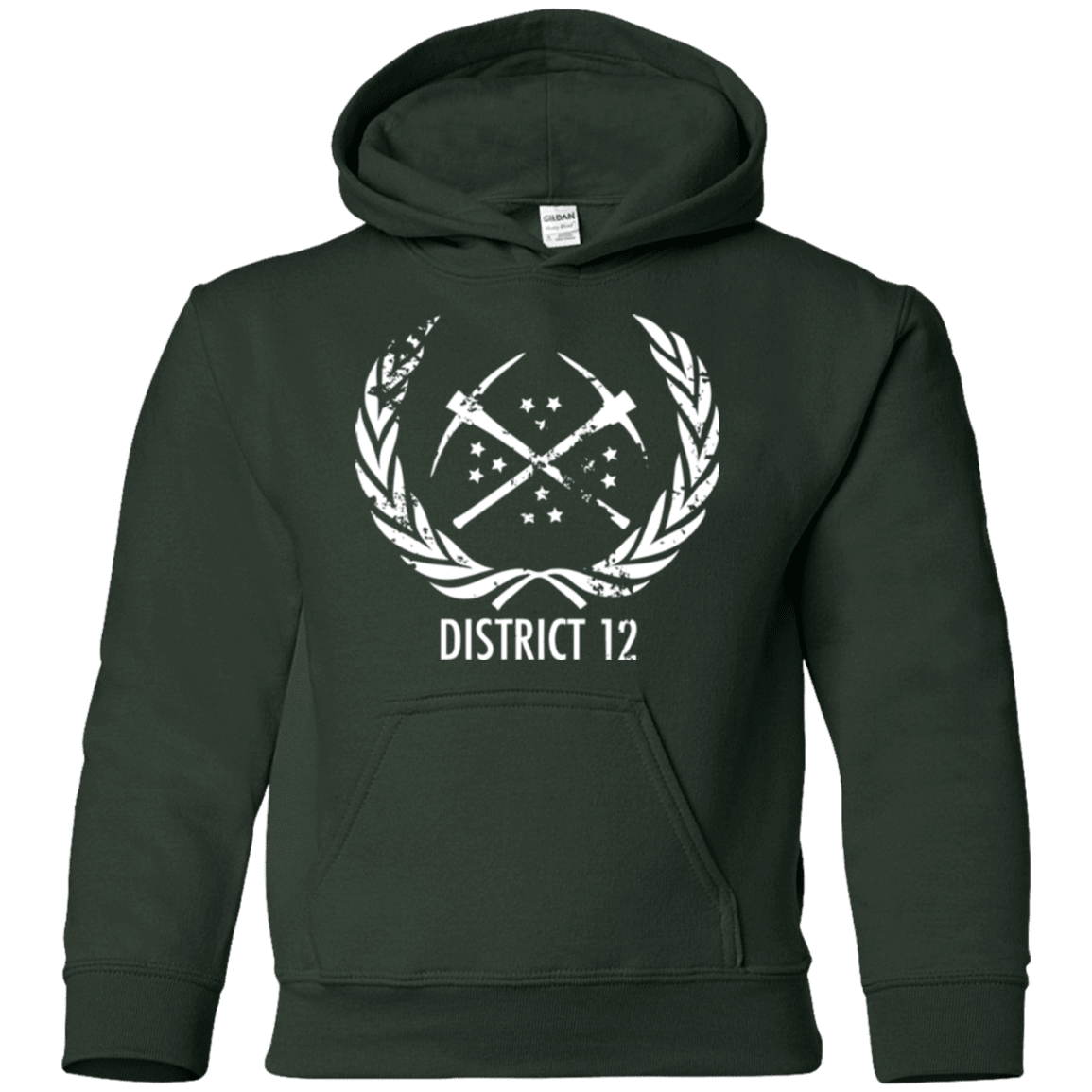 Sweatshirts Forest Green / YS District 12 Youth Hoodie