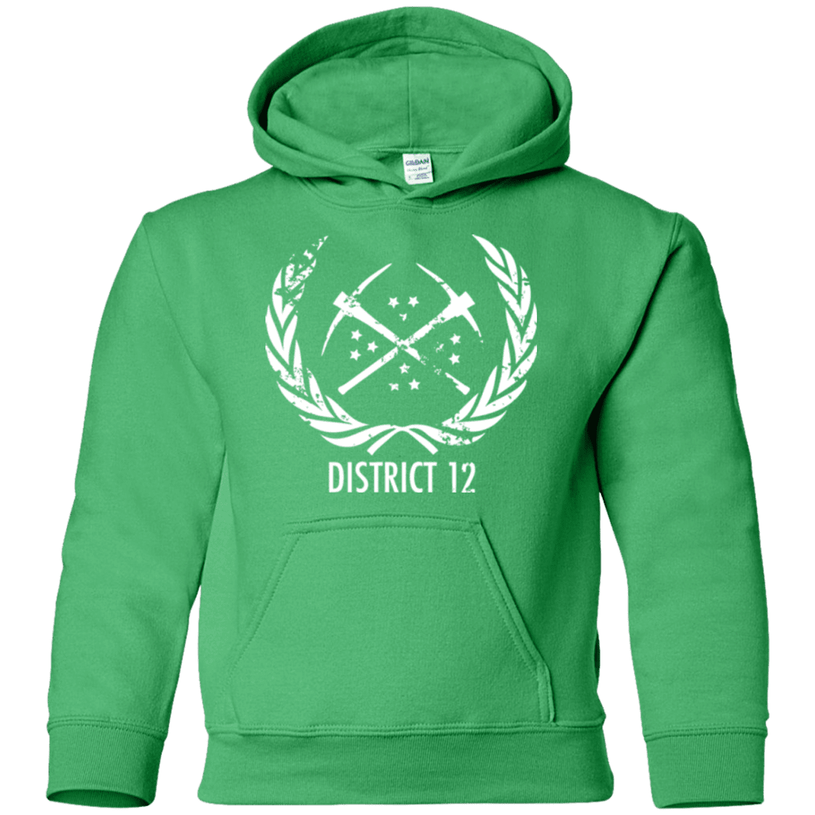 Sweatshirts Irish Green / YS District 12 Youth Hoodie