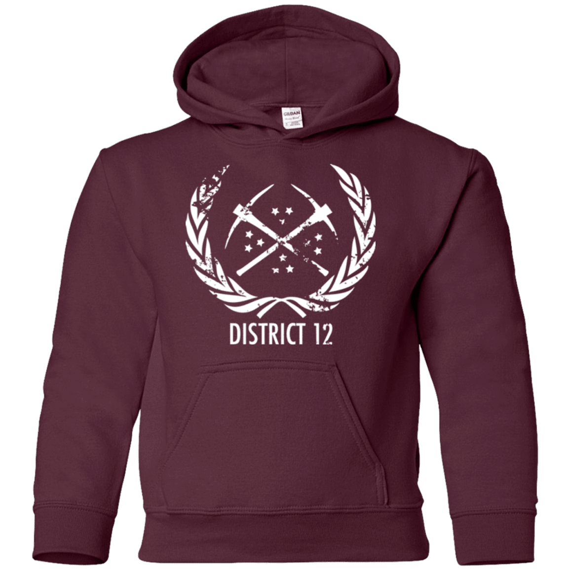 Sweatshirts Maroon / YS District 12 Youth Hoodie