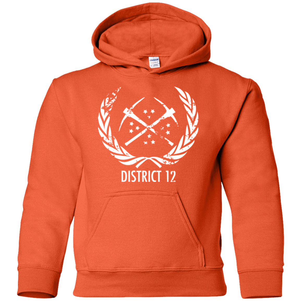 Sweatshirts Orange / YS District 12 Youth Hoodie