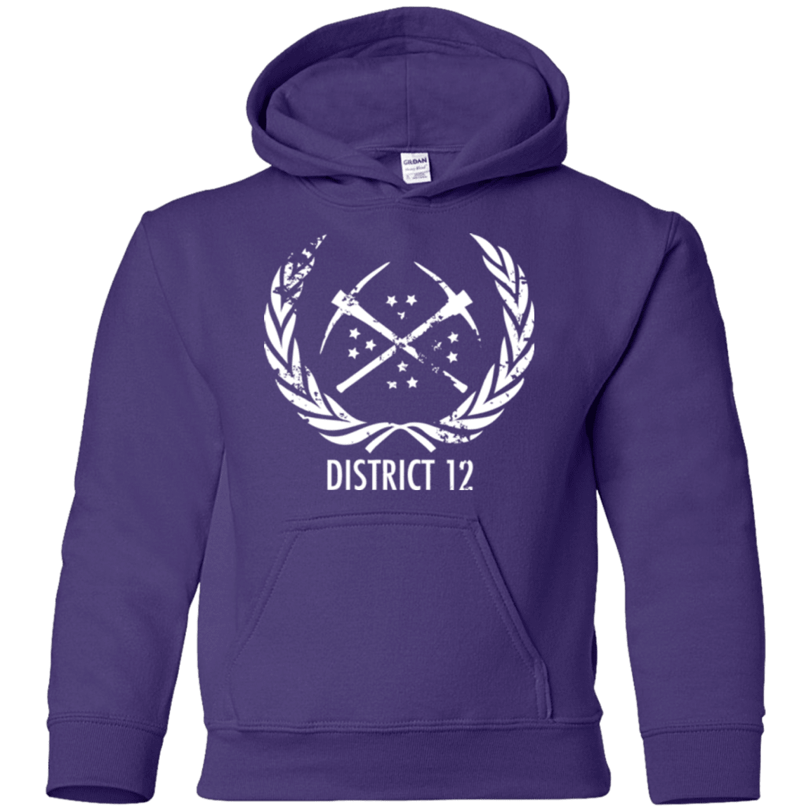 Sweatshirts Purple / YS District 12 Youth Hoodie