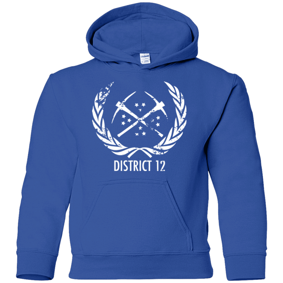Sweatshirts Royal / YS District 12 Youth Hoodie