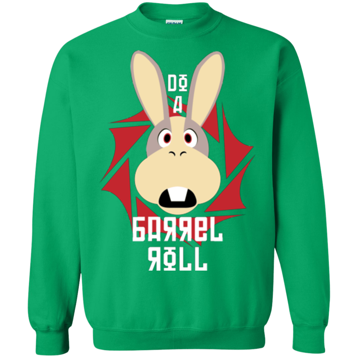 Sweatshirts Irish Green / S Do A Barrel Roll Crewneck Sweatshirt