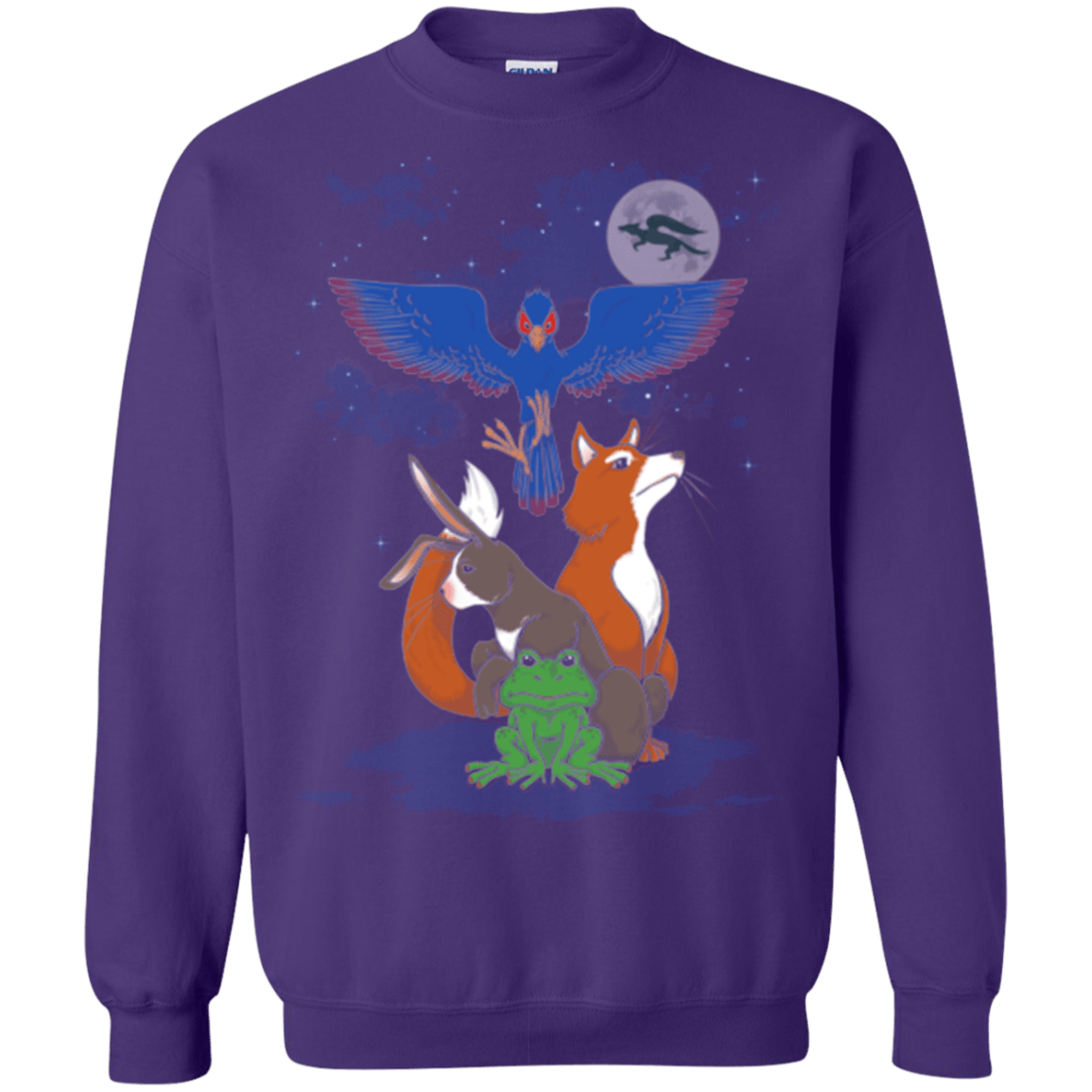 Sweatshirts Purple / Small Do a barrel roll Crewneck Sweatshirt