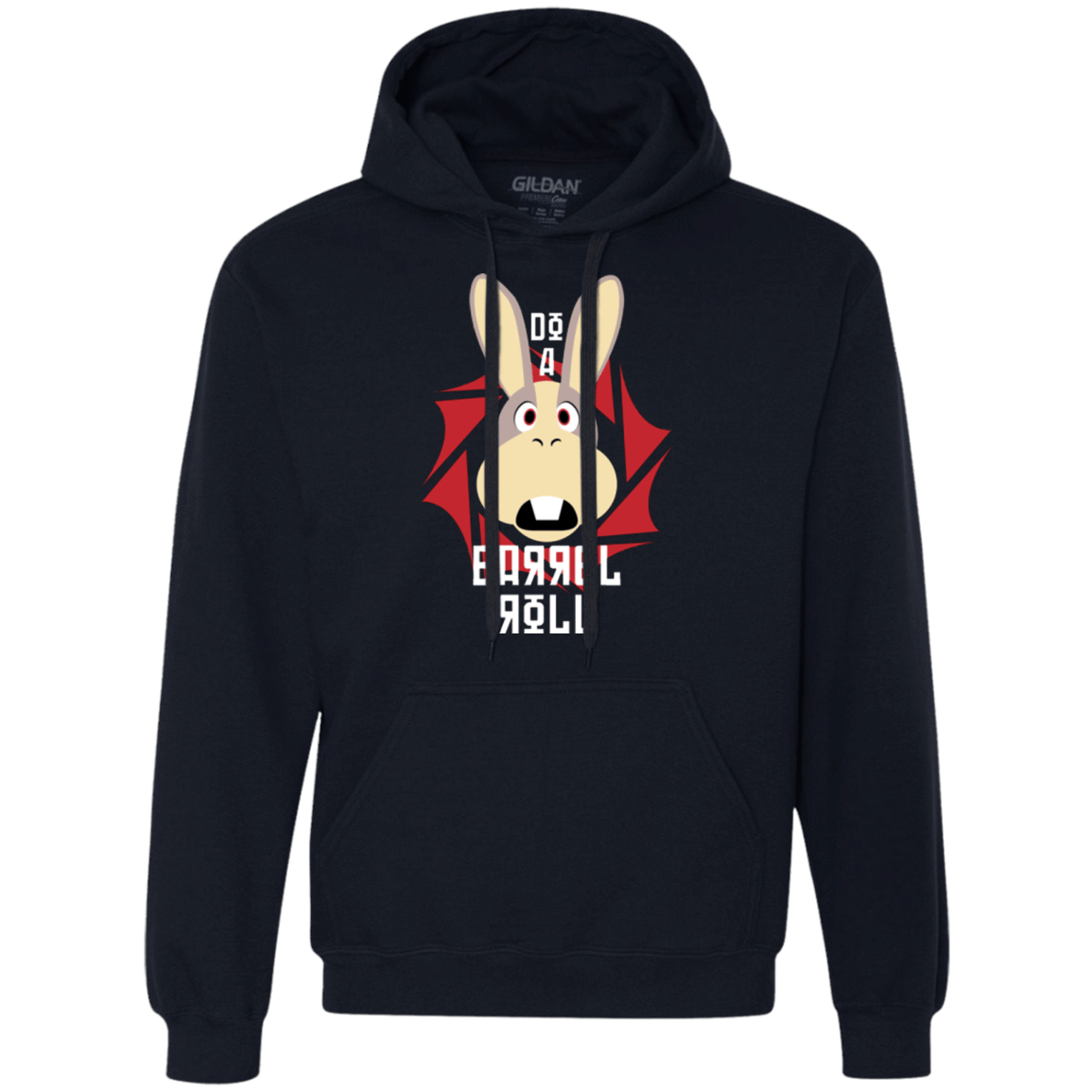 Sweatshirts Navy / S Do A Barrel Roll Premium Fleece Hoodie
