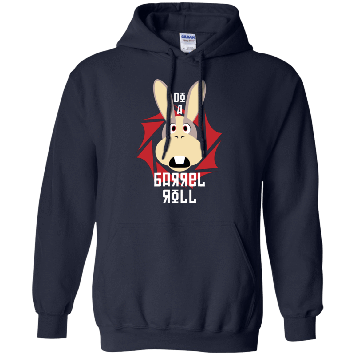 Sweatshirts Navy / S Do A Barrel Roll Pullover Hoodie