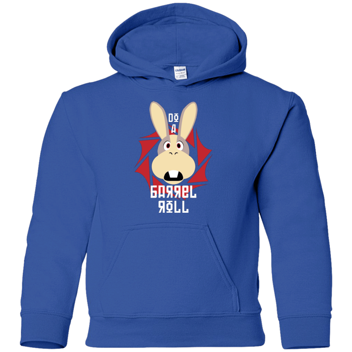 Sweatshirts Royal / YS Do A Barrel Roll Youth Hoodie
