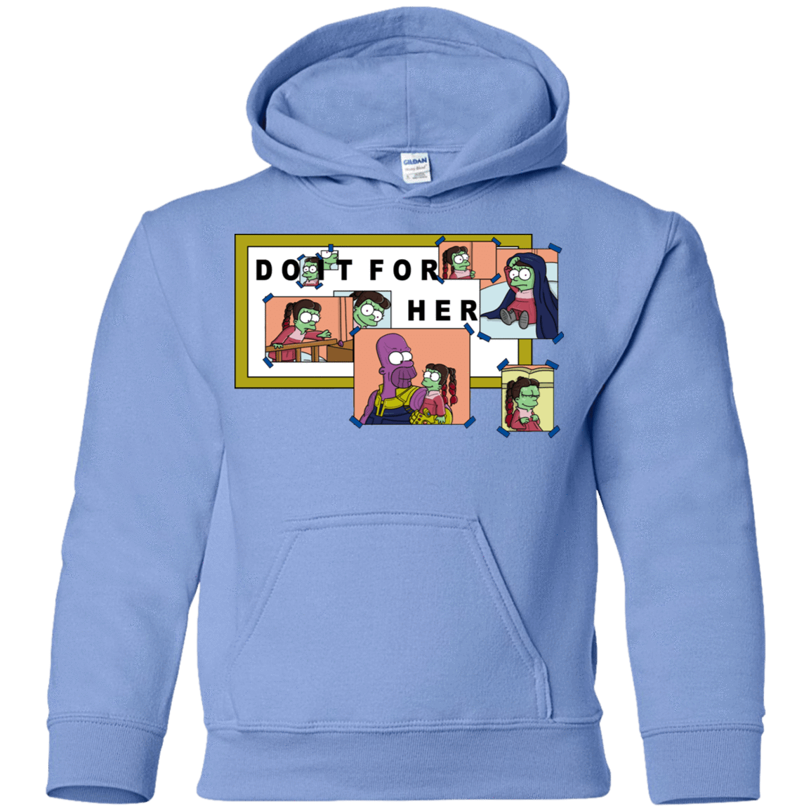 Sweatshirts Carolina Blue / YS Do it for Gamora Youth Hoodie