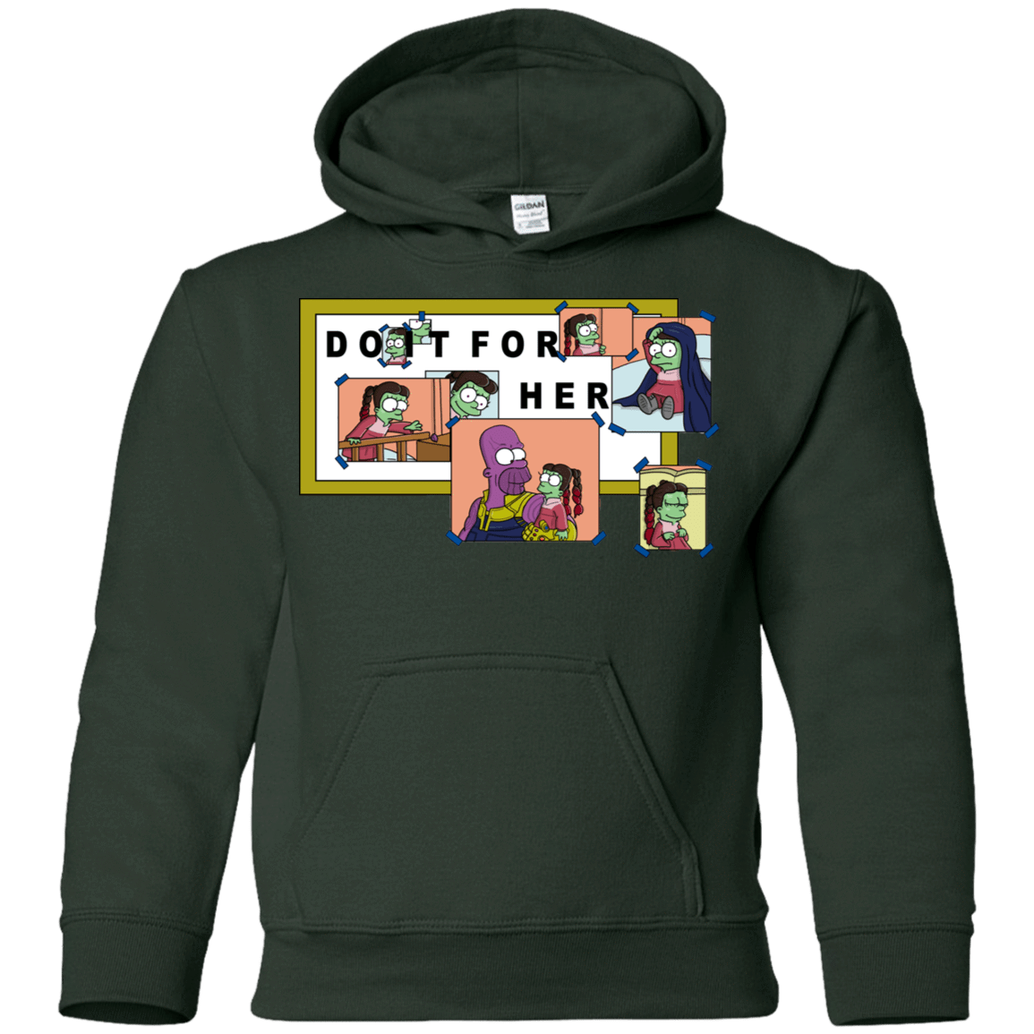 Sweatshirts Forest Green / YS Do it for Gamora Youth Hoodie
