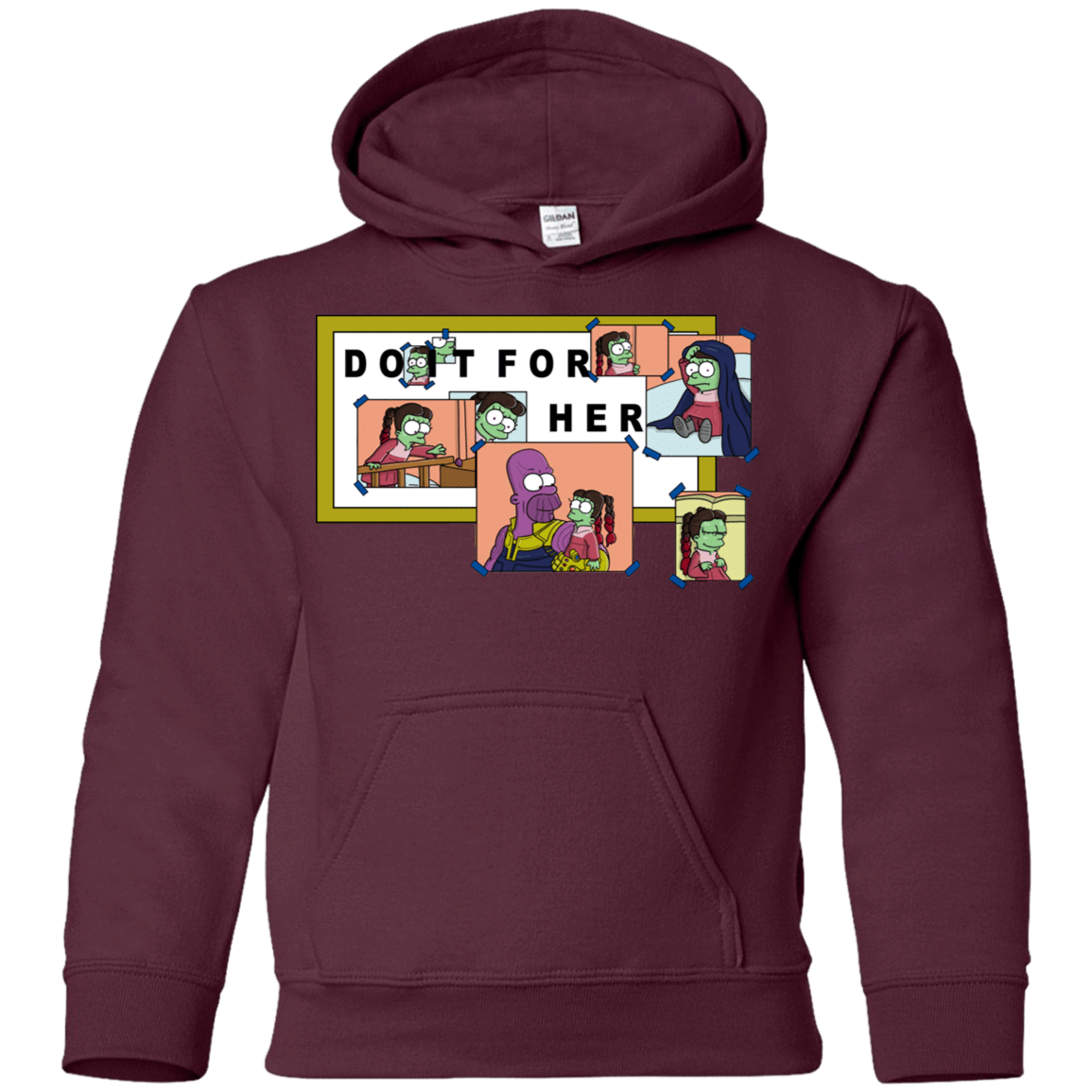 Sweatshirts Maroon / YS Do it for Gamora Youth Hoodie