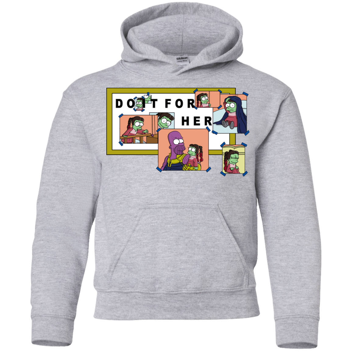 Sweatshirts Sport Grey / YS Do it for Gamora Youth Hoodie
