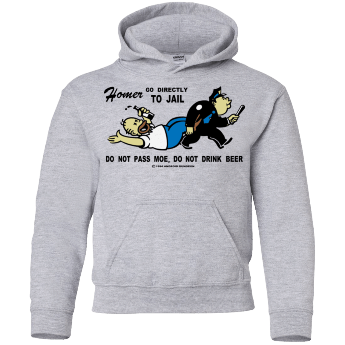 Sweatshirts Sport Grey / YS Do Not Pass Moe Youth Hoodie