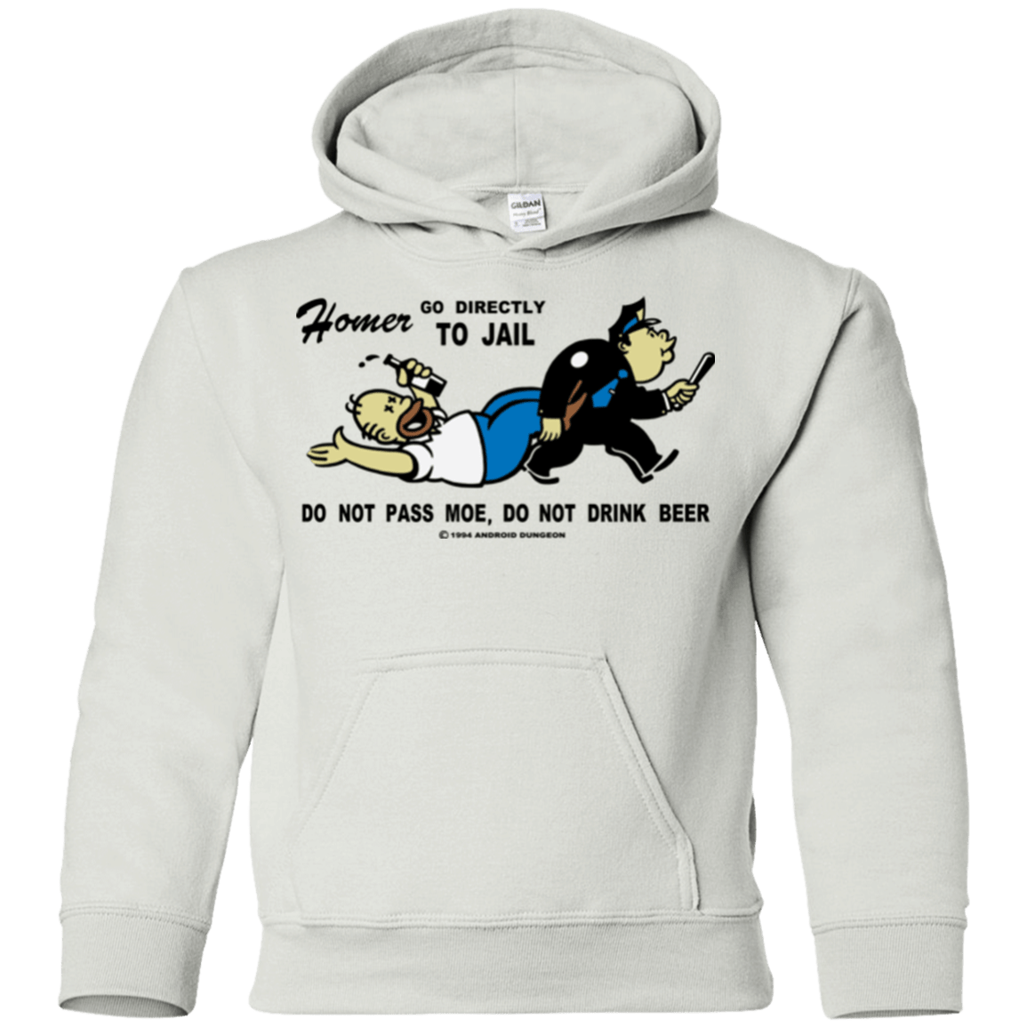 Sweatshirts White / YS Do Not Pass Moe Youth Hoodie