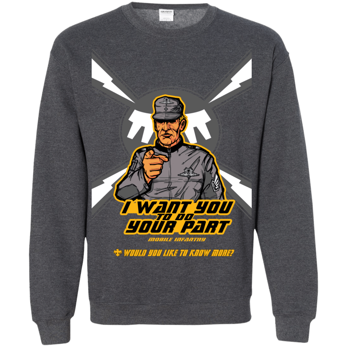 Sweatshirts Dark Heather / S Do Your Part Crewneck Sweatshirt