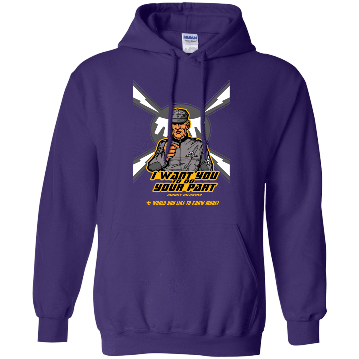 Sweatshirts Purple / S Do Your Part Pullover Hoodie