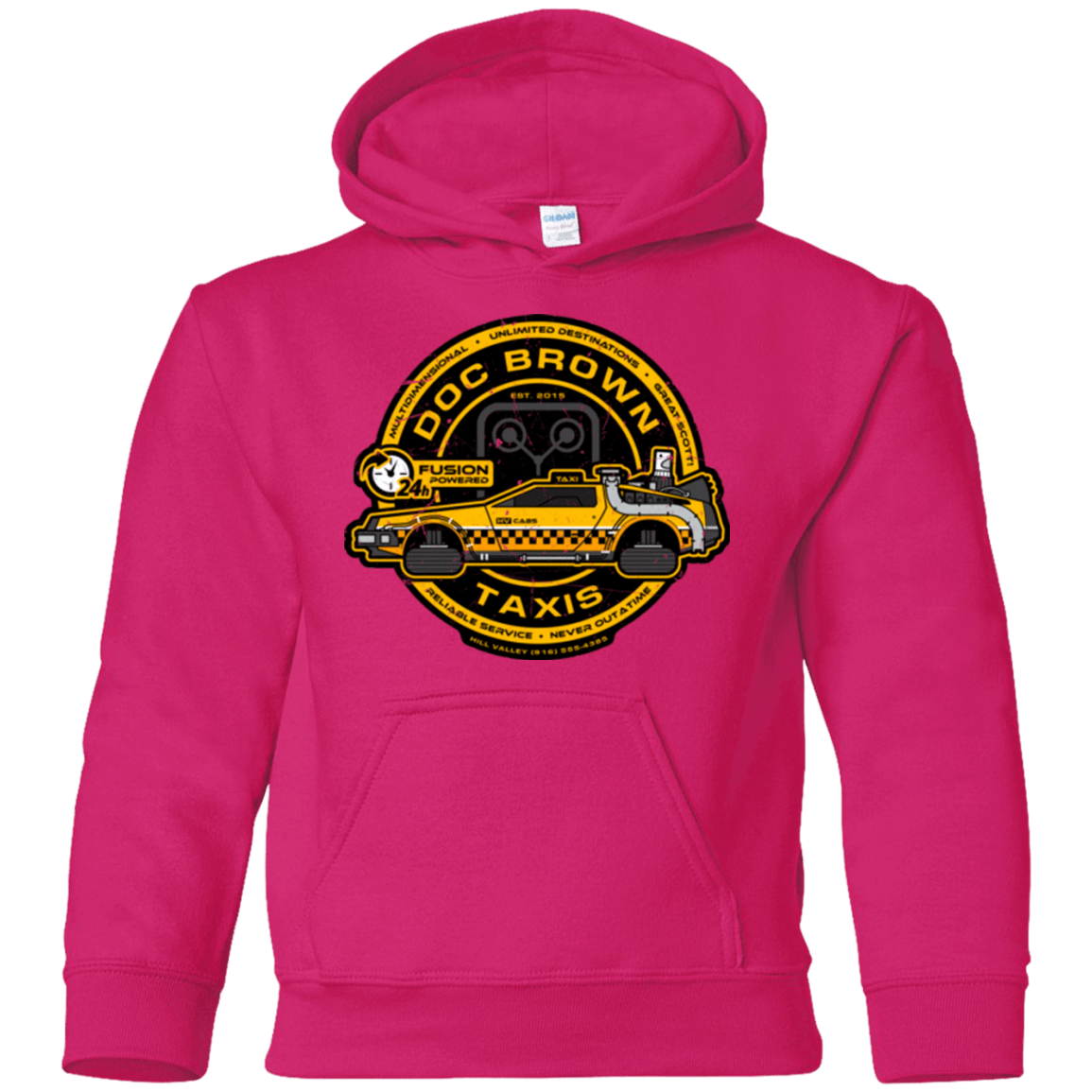 Sweatshirts Heliconia / YS Doc Brown Taxis Youth Hoodie