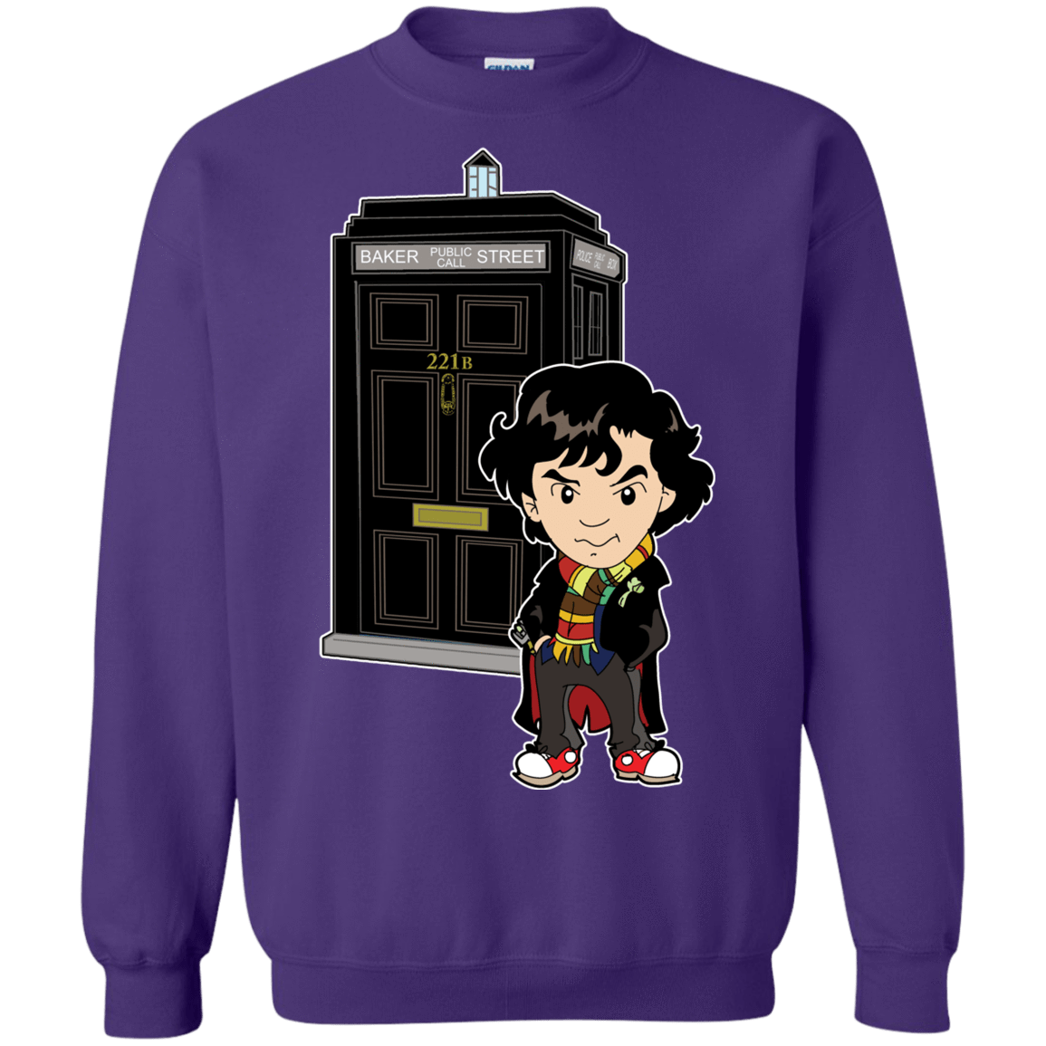 Sweatshirts Purple / S Doclock Crewneck Sweatshirt