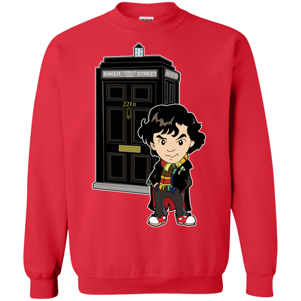Sweatshirts Red / S Doclock Crewneck Sweatshirt