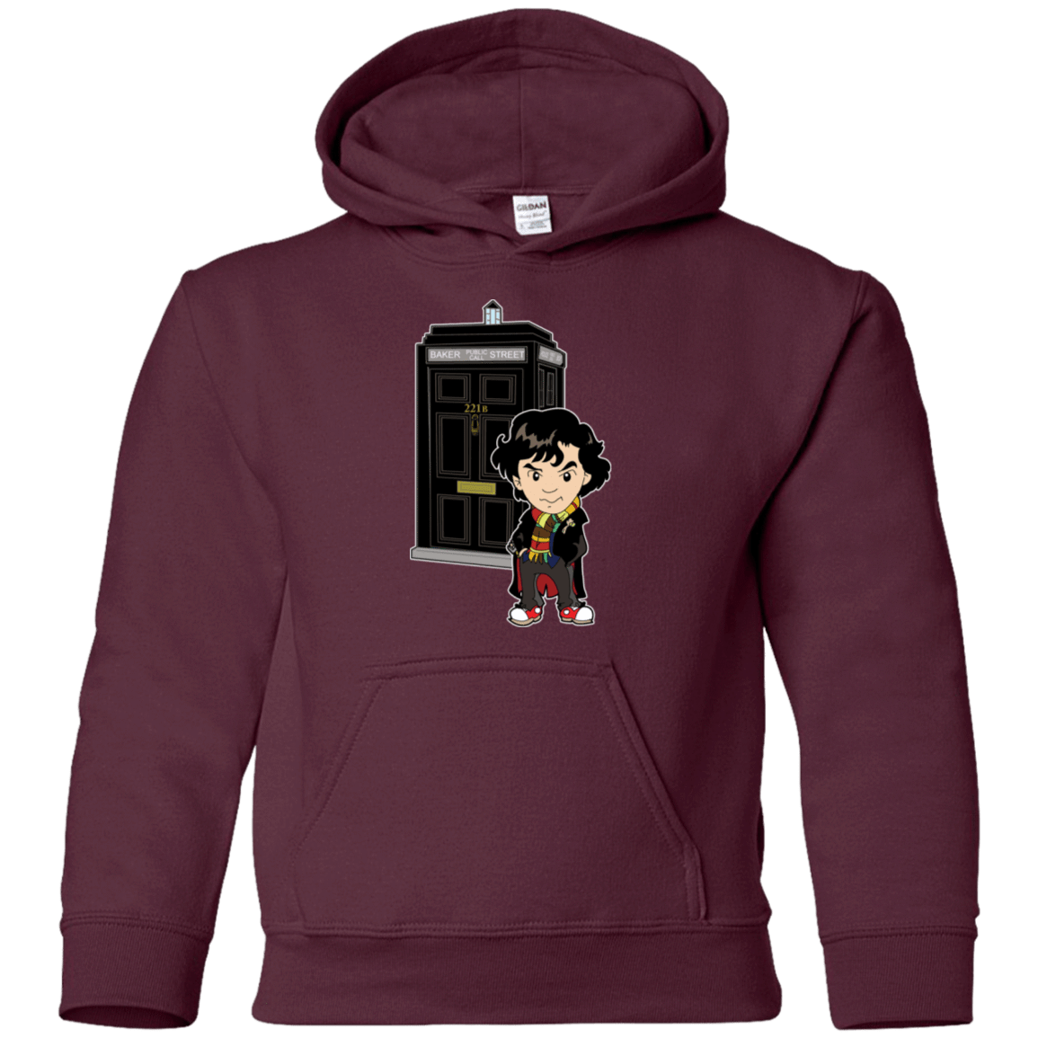 Sweatshirts Maroon / YS Doclock Youth Hoodie