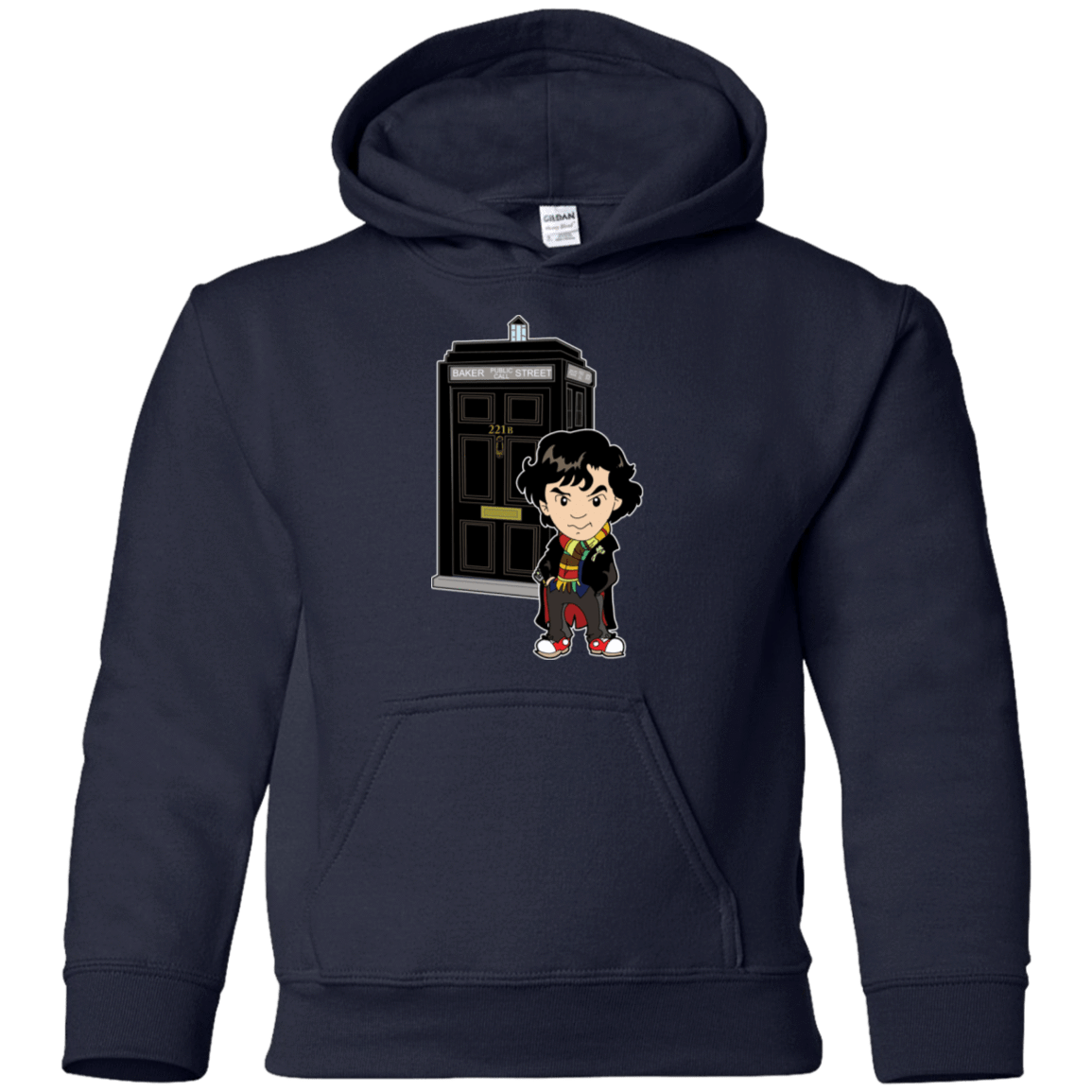 Sweatshirts Navy / YS Doclock Youth Hoodie