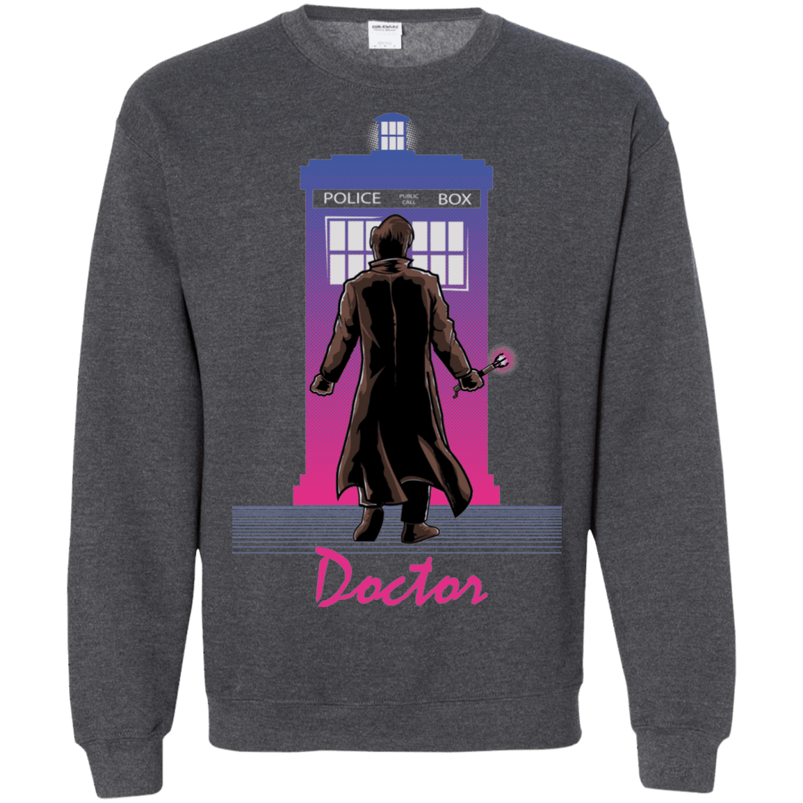 Sweatshirts Dark Heather / Small DOCTOR DRIVE Crewneck Sweatshirt