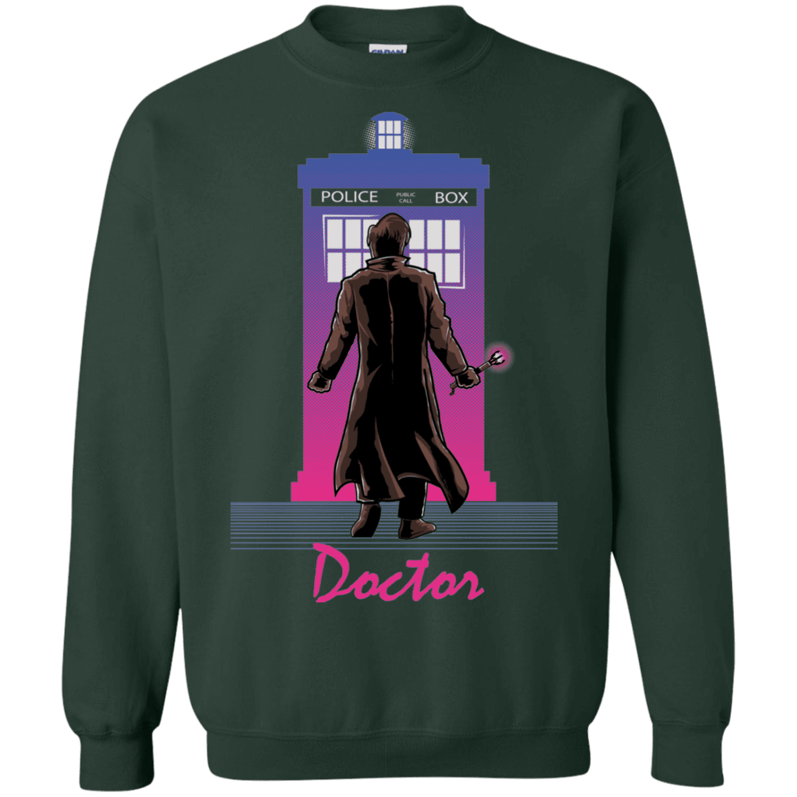 Sweatshirts Forest Green / Small DOCTOR DRIVE Crewneck Sweatshirt